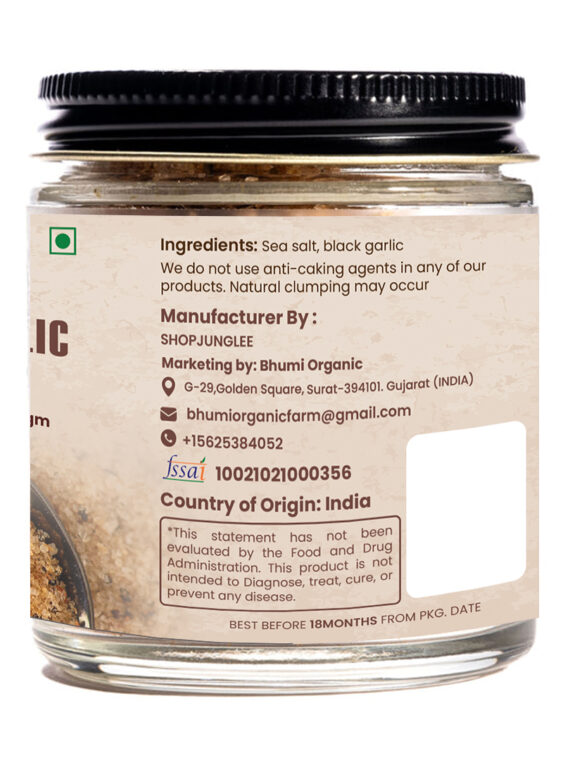 Bhumi Organic Black Garlic Salt