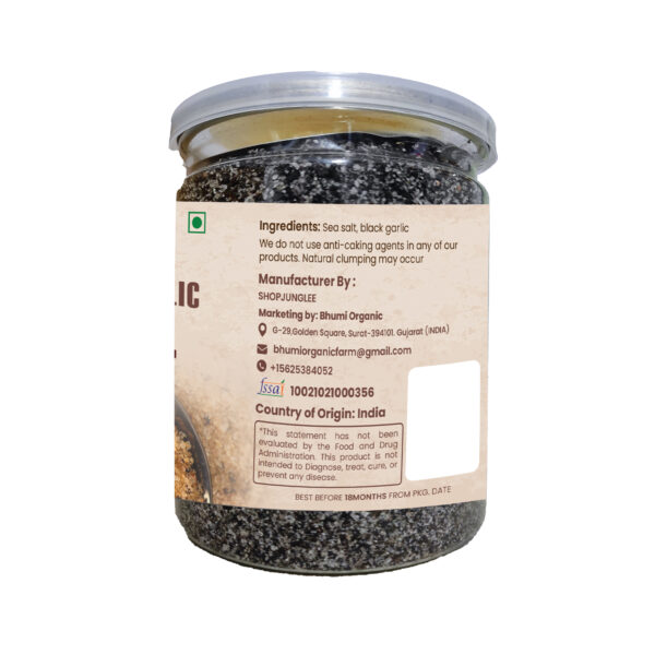 Bhumi Organic Black Garlic Salt