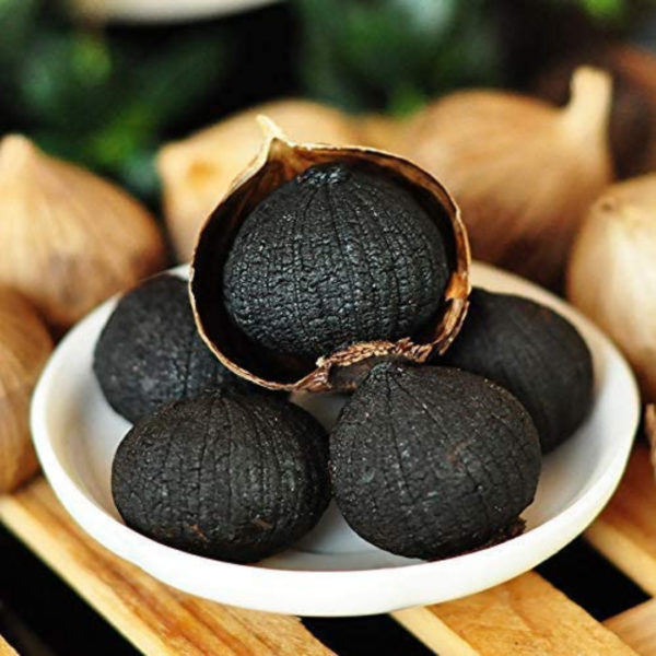 Premium Organic Single Clove Black Garlic - Naturally Fermented Solo Garlic Bulbs for Antioxidant Support & Gourmet Flavor