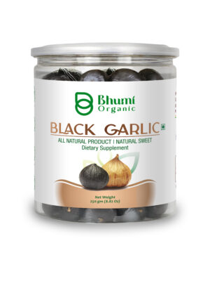 Bhumi Organic Black Garlic – Fermented Single Clove Bulbs