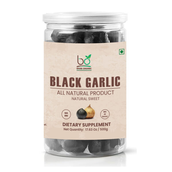 Premium Organic Single Clove Black Garlic - Naturally Fermented Solo Garlic Bulbs for Antioxidant Support & Gourmet Flavor