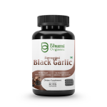 Black Garlic Capsules | 500mg Pure Extract for Heart Health & Immune Support | 60 Vegan Pills