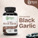 Black Garlic Capsules | 500mg Pure Extract for Heart Health & Immune Support | 60 Vegan Pills
