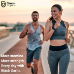 Black Garlic Capsules | 500mg Pure Extract for Heart Health & Immune Support | 60 Vegan Pills