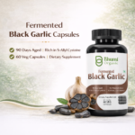Bhumi Organic Black Garlic Capsules | 500mg Pure Extract for Heart & Immune Health