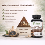 Bhumi Organic Black Garlic Capsules | 500mg Pure Extract for Heart & Immune Health