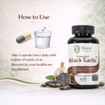 Bhumi Organic Black Garlic Capsules | 500mg Pure Extract for Heart & Immune Health