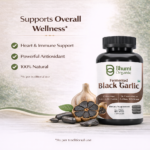 Bhumi Organic Black Garlic Capsules | 500mg Pure Extract for Heart & Immune Health