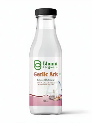 Bhumi Organic Garlic Ark – Heart Health & Immunity Support, 180 ML