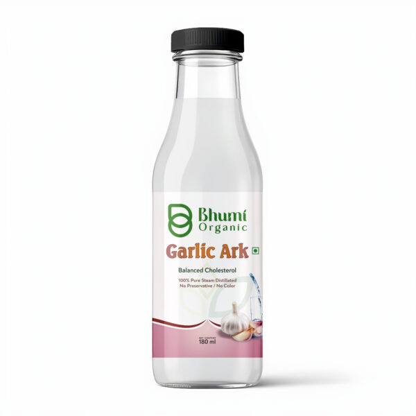 Bhumi Organic Garlic Ark – Heart Health & Immunity Support, 180 ML
