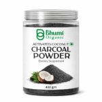 Bhumi Organic Coconut Activated Charcoal Powder | Ultra-Fine Detox Grade | 400 gm