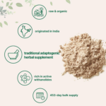 Bhumi Organic Ashwagandha Powder - 250g | Stress Relief, Strength & Vitality | Certified Organic
