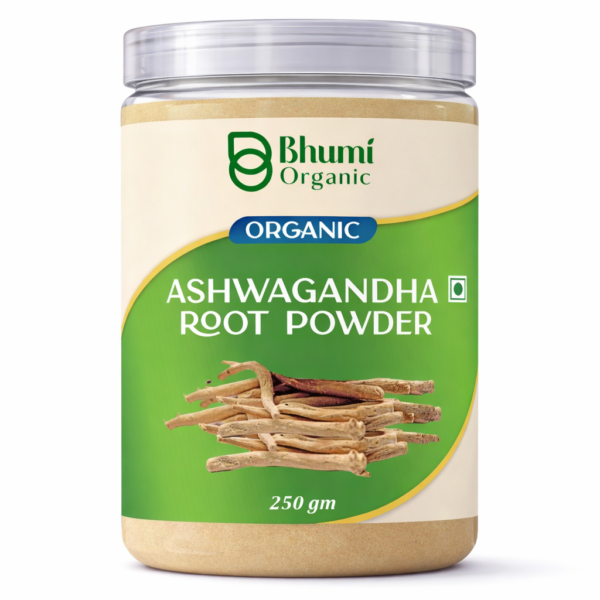 Bhumi Organic Ashwagandha Root Powder 250g (Pack of 4)