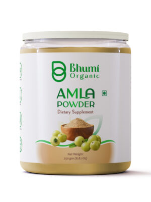 Bhumi Organic Amla Powder, Dietary Supplement, 250 gm