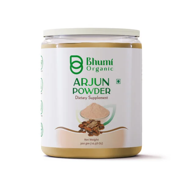 Bhumi Organic Arjun Powder, Dietary Supplement, 300g