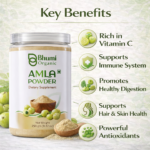 Bhumi Organic Amla Powder 500g | For Hair Growth, Immunity & Vitamin C