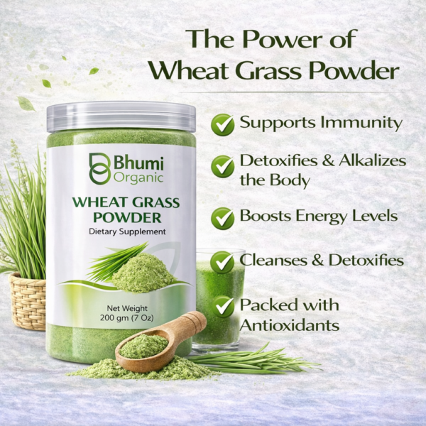 Organic Wheat Grass Powder | 200 gm