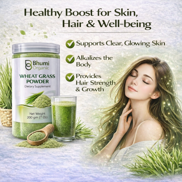 Organic Wheat Grass Powder | 200 gm