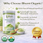 Organic Wheat Grass Powder | 200 gm