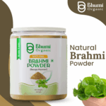 Bhumi Organic  Brahmi Powder Natural Bacopa Monnieri Leaf Powder, 200 gm