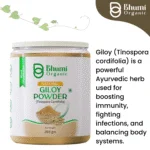 Bhumi Organic Giloy Powder 350g | Natural Immunity Booster & Fever Management