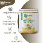Organic Fenugreek Powder | 100% Pure Trigonella Foenum-Graecum for Blood Sugar Support & Digestive Health | 300g