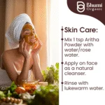 Bhumi Organic Reetha Powder 500g | Natural Shampoo for Soft, Silky Hair