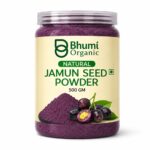 Bhumi Organic Jamun Seed Powder 500g (Pack of 2 ) | For Blood Sugar Support & Metabolic Health