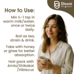 Bhumi Organic Brahmi Powder 600g | For Memory, Focus & Hair Growth