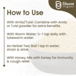 Bhumi Organic Giloy Powder 350g | Natural Immunity Booster & Fever Management