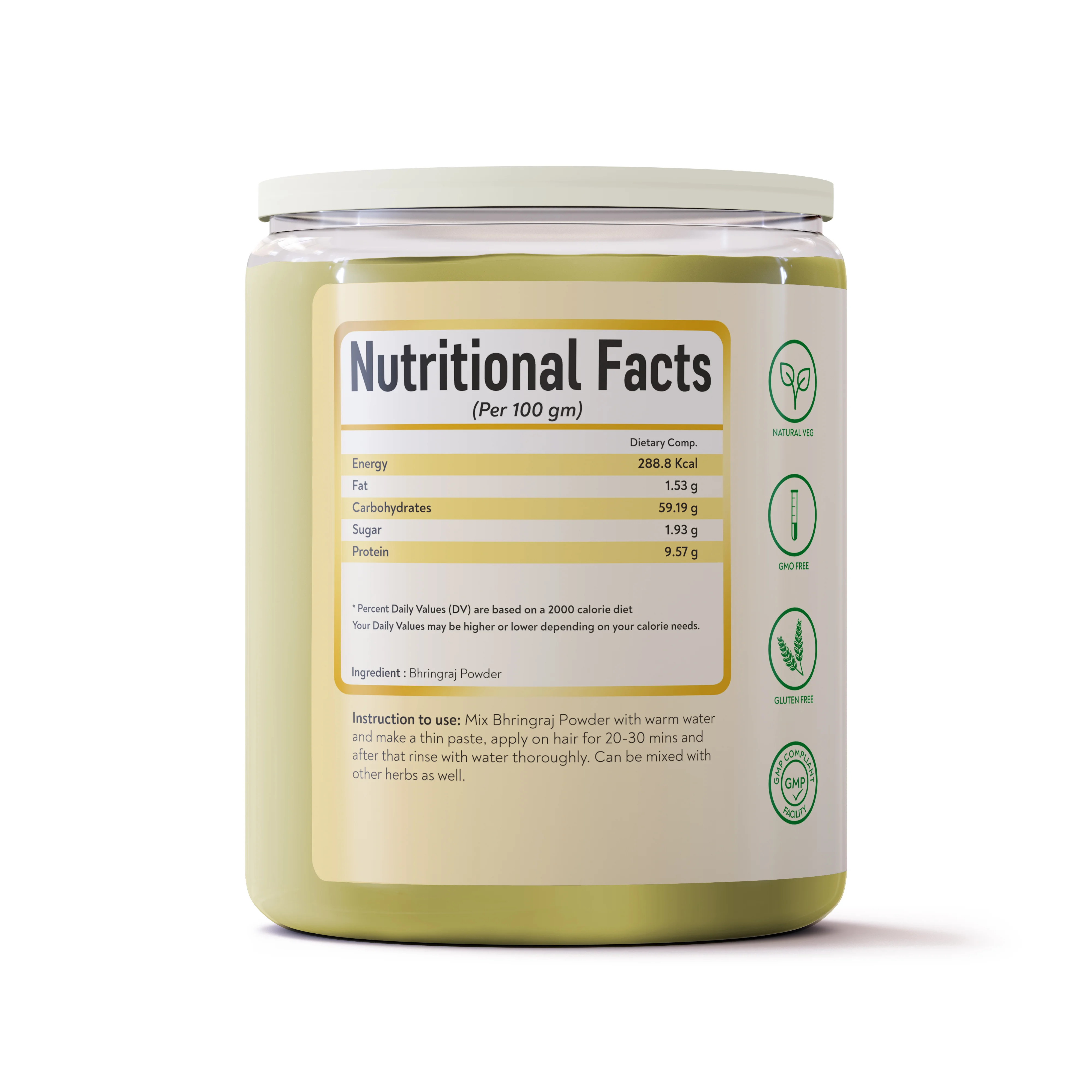 1 lb Whey Protein Jar Mockup | Vol. A3-Lite