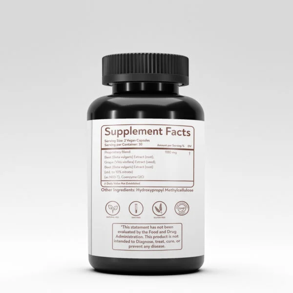 Bhumi Organic , Blood Pressure Support + , Beets + CoQ10 and Grape Seeds , 1180 mg