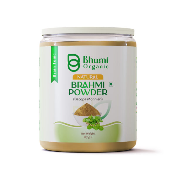 Bhumi Organic , Bhrahmi Powder , Bacopa Moonieri , 227 gm