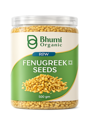Bhumi Organic Fenugreek Seeds | Pure Natural Methi | 1 kg | Digestion & Wellness