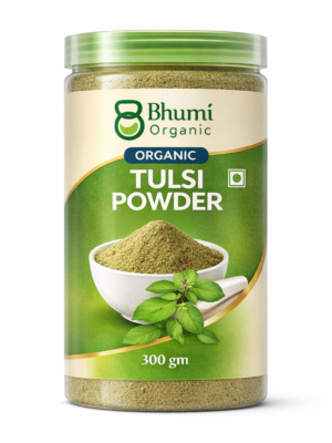 Bhumi Organic Tulsi Powder 300g (Pack Of 3 )