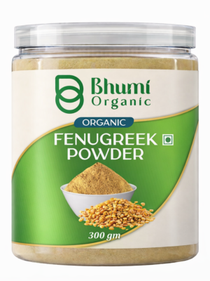 Bhumi Organic Fenugreek Powder 300g (Pack Of 3) | For Hair Growth, Digestion & Wellness