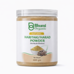 Bhumi Organic Haritaki Powder 400g | King of Ayurvedic Medicines for Digestion & Detox