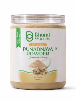 Bhumi Organic Punarnava Powder 500g | For Kidney Health & Natural Detox