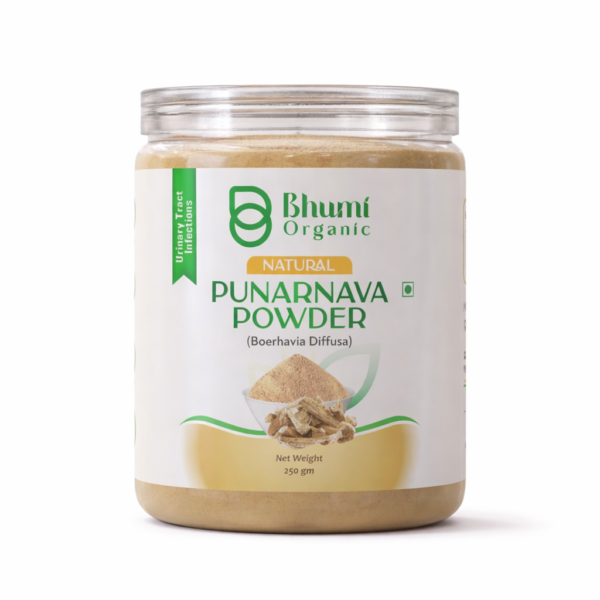 Bhumi Organic Punarnava Powder 500g | For Kidney Health & Natural Detox