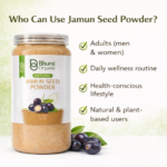 Bhumi Organic Jamun Seed Powder 600g | For Blood Sugar Support & Metabolic Health