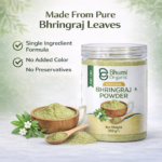Bhumi Organic Bhringraj Powder 400g | King of Herbs for Hair Growth & Hair Fall