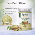 Bhumi Organic Bhringraj Powder 400g | King of Herbs for Hair Growth & Hair Fall