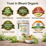 Bhumi Organic Brahmi Powder 600g | For Memory, Focus & Hair Growth