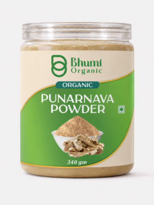 Bhumi Organic Punarnava Powder 340g (Pack of 2 ) | For Kidney Health & Natural Detox