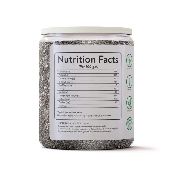Bhumi Oraganic , Chia Seeds , High Fibre , High Protein , 350 gm