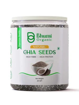Bhumi Oraganic , Chia Seeds , High Fibre , High Protein , 350 gm