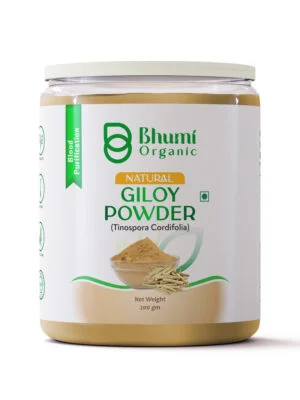 Bhumi Organic Giloy Powder, Tinospora Cordifolia, 200 gm