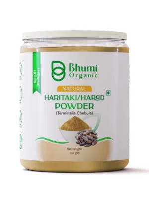 Bhumi Organic Haritaki/Harad Powder, Terminalia Chebula, 250 gm