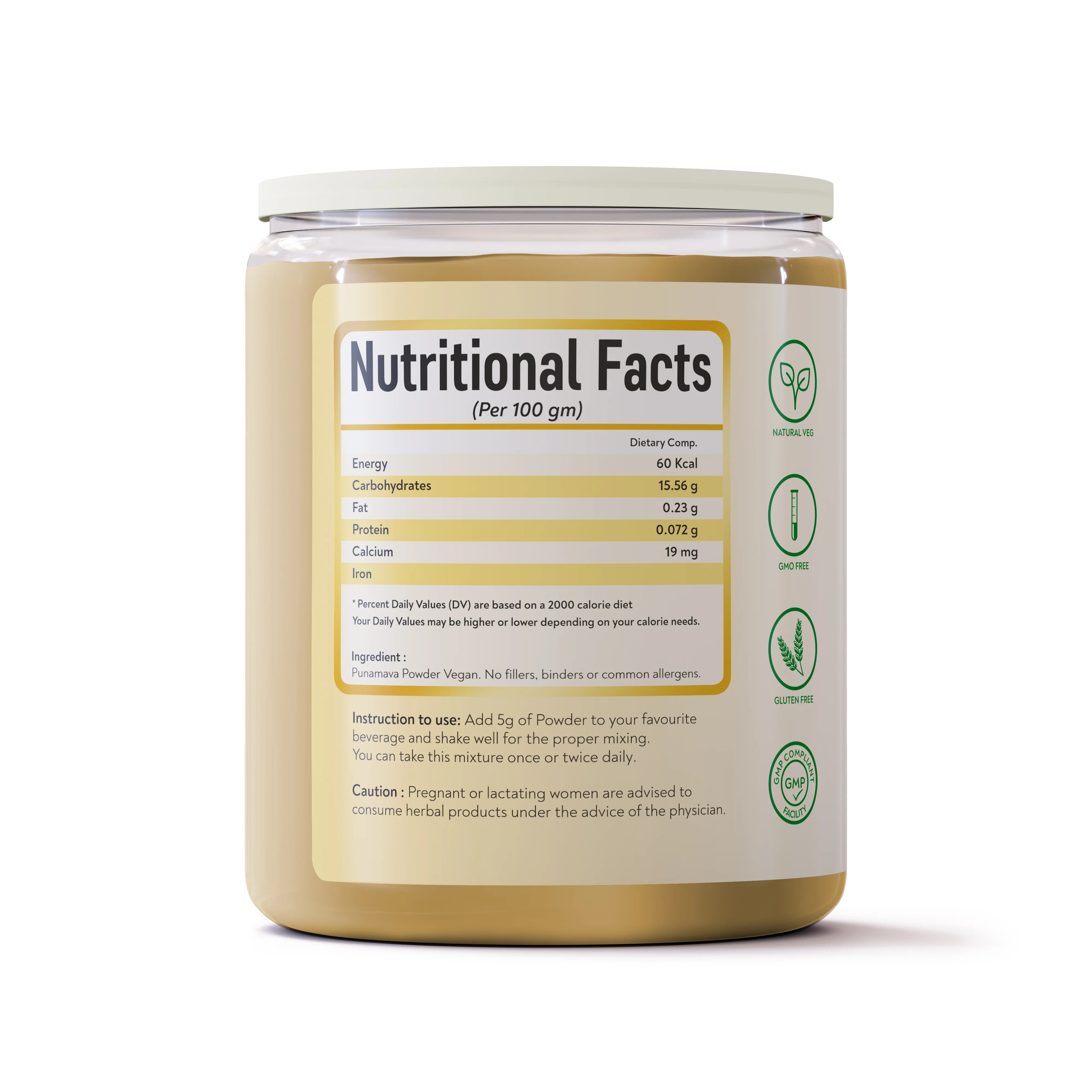1 lb Whey Protein Jar Mockup | Vol. A3-Lite