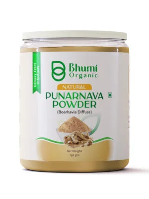 Bhumi Organic Punarnava Powder, Boerhavia Diffusa, 250 gm